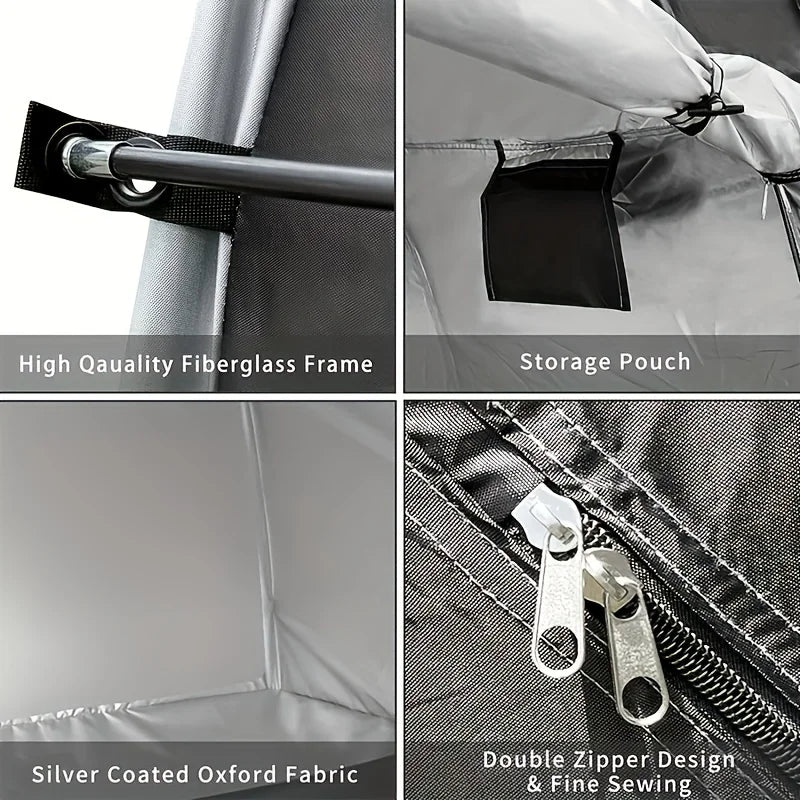 Bike Tent Storage Oxford Silver-Coated