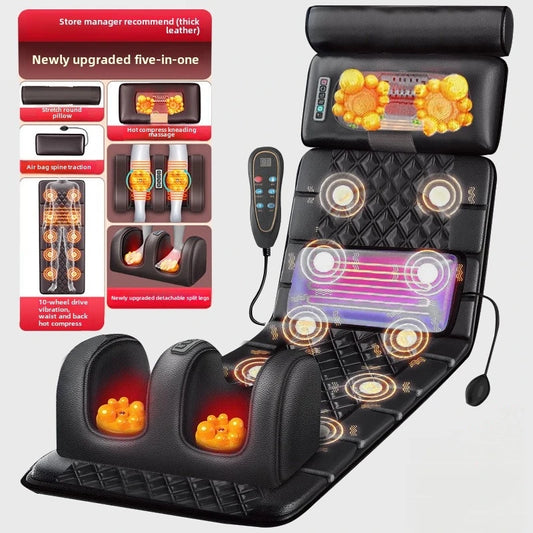 Massage Mattress with Electric Full Body Heating Cushion