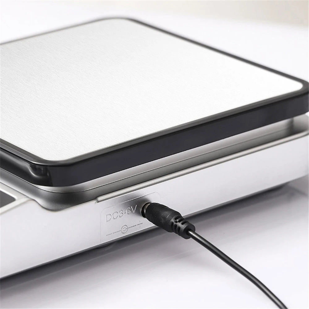 Digital Kitchen Scale with Precision USB Rechargeable Waterproof