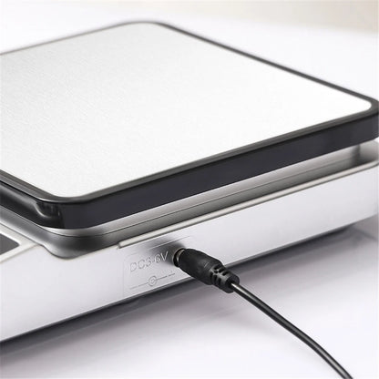 Digital Kitchen Scale with Precision USB Rechargeable Waterproof