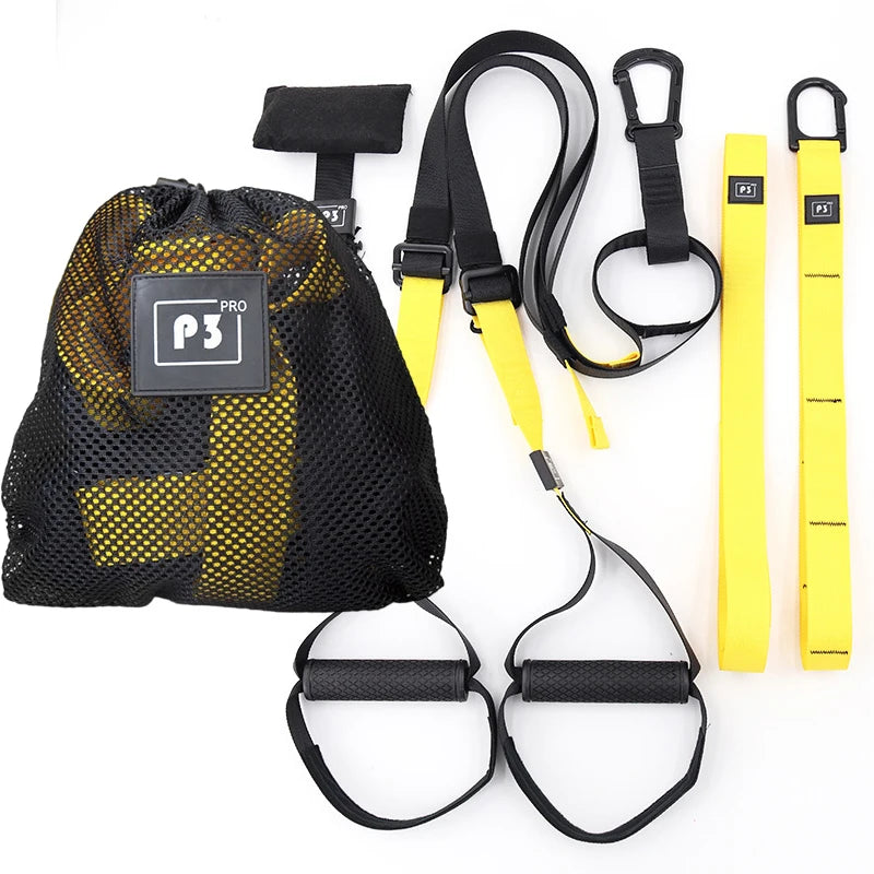 Adjustable Suspension Resistance Training Belt Set