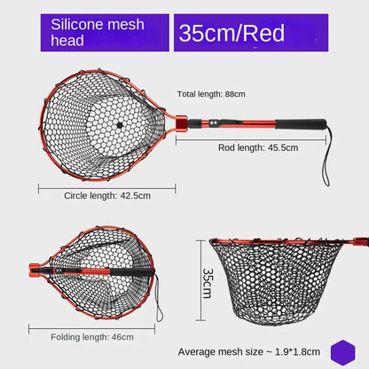 Rubber Mesh Fishing Net