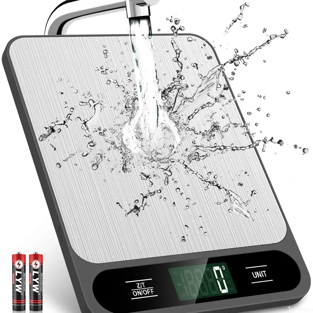 Kitchen Scale Digital with USB Waterproof 10Kg Smart