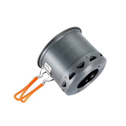 Cooking Pot Set Portable Aluminum Alloy Camping Foldable