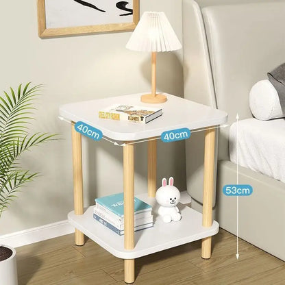 Bedside table with Modern Small Storage