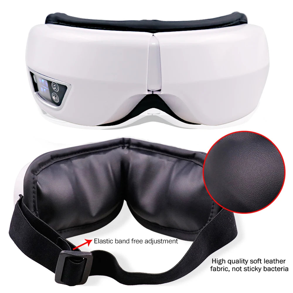 Eye Massager with 6D Smart Vibration Airbag Bluetooth