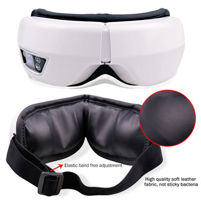 Eye Massager with 6D Smart Vibration Airbag Bluetooth