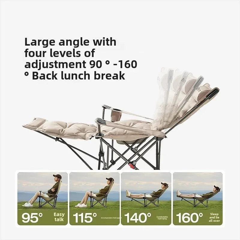 Adjustable Recliner Camping Folding Chair