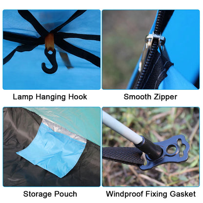Pop Up Tent Portable Automatic 2-3 Person