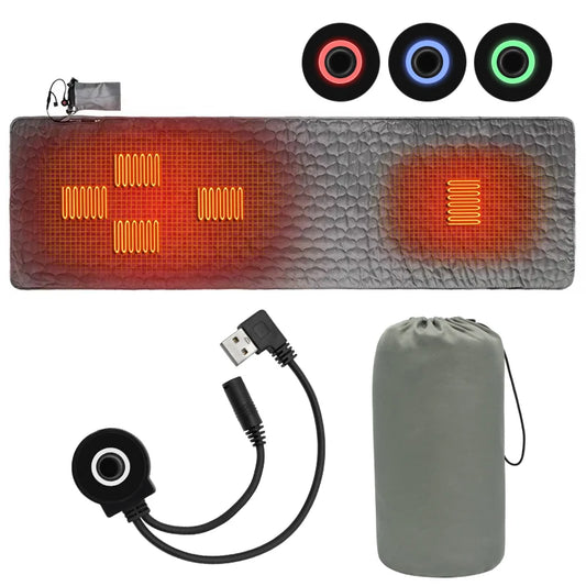 USB Heated Sleeping Mat with Camping Electric