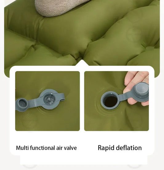 Camping Inflatable Mattress with Sleeping Pillow