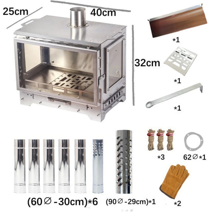 Camping Wood Stove Tent Heater