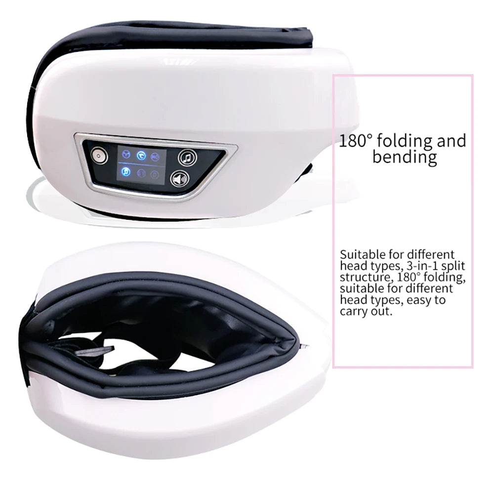 Eye Massager with 6D Smart Vibration Airbag Bluetooth