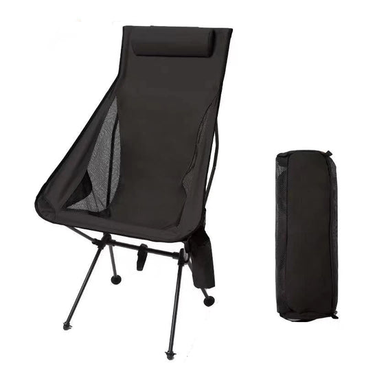 Camping Chair Folding with Aluminum Headrest