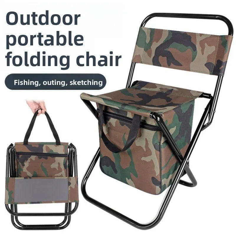 Outdoor Camping Chair with Storage