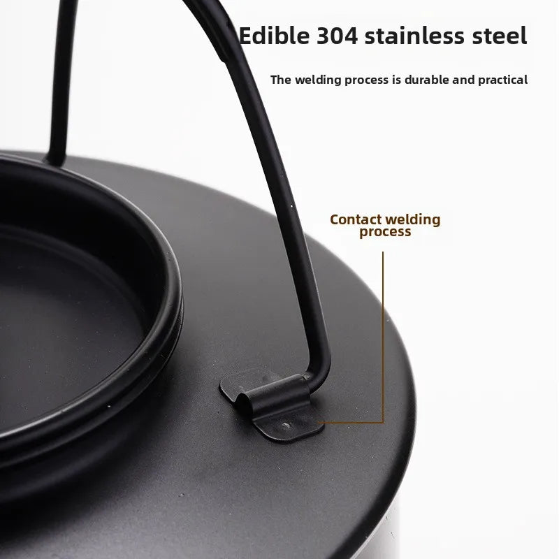 Camping Stainless Kettle 0.9L