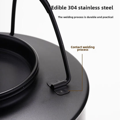 Camping Stainless Kettle 0.9L