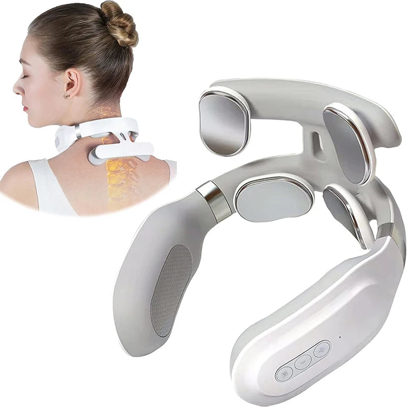 Neck Massager with Heating Pulse Machine