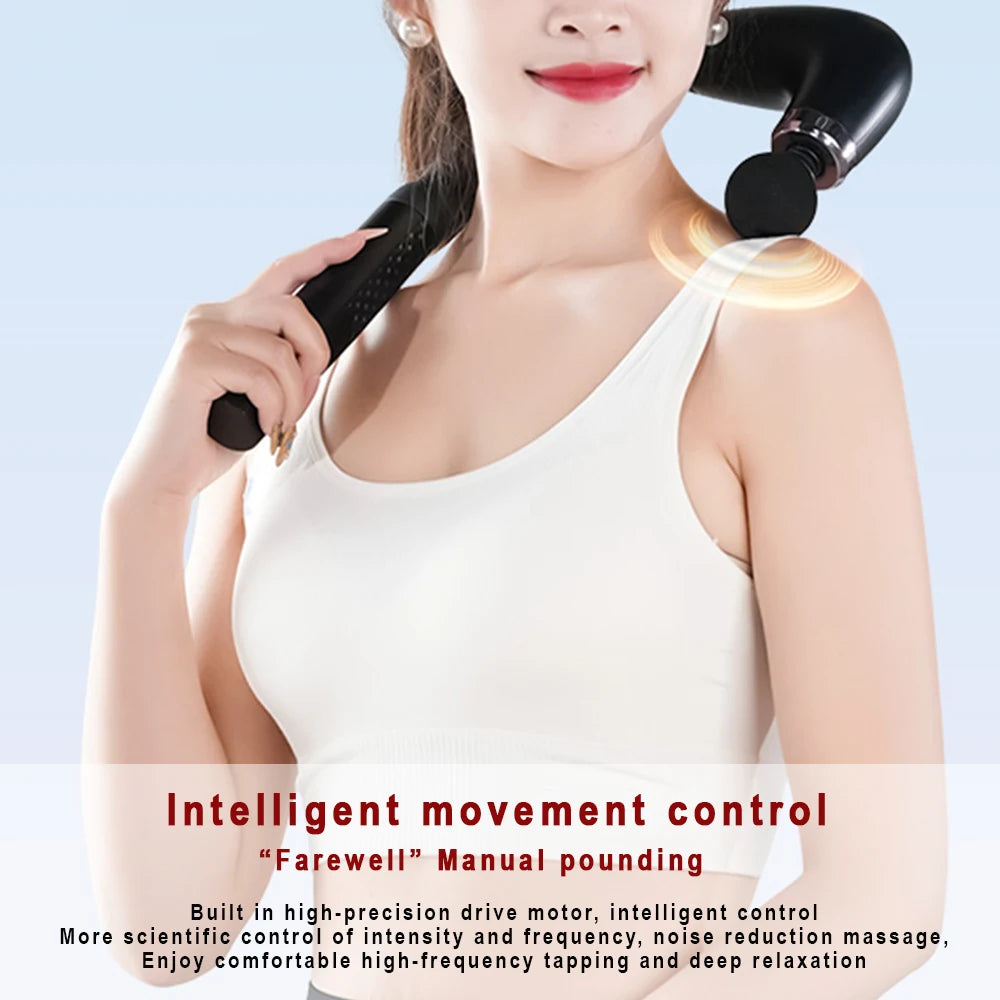 Gun Electric Massager with 9-Speed Handheld Muscle Hammer