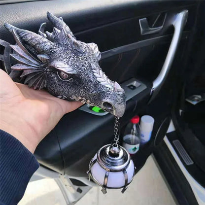 Dragon Lantern Industrial Resin Hanging LED Lamp