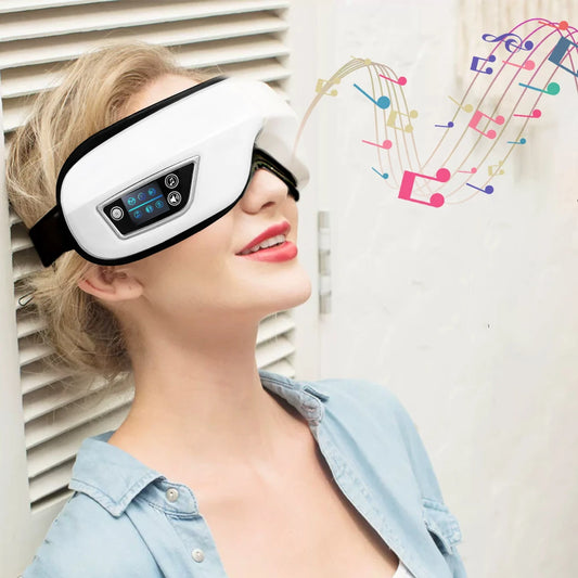 Eye Massager with 6D Smart Vibration Airbag Bluetooth