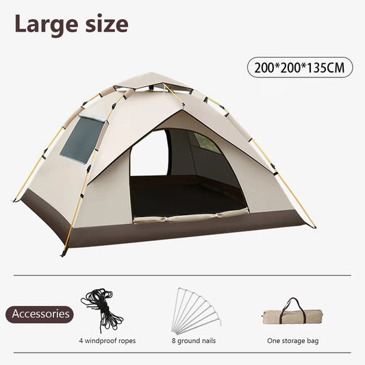 Automatic Camping Tent with Waterproof 4-Person