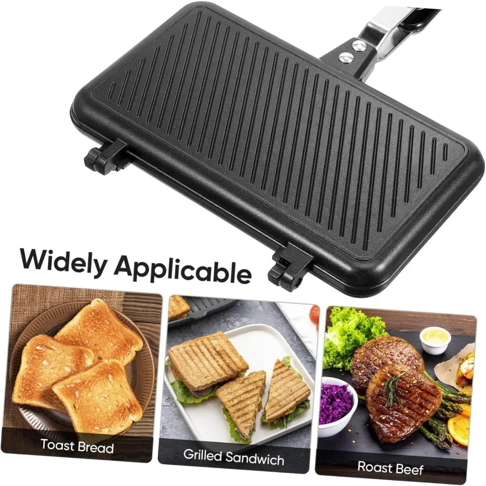 Sandwich Pan Nonstick Double-Sided Grill