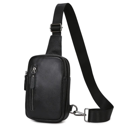 Chest Bag Genuine with Cowhide Leather Small