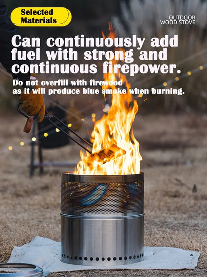 Wood Burning Camping Stove