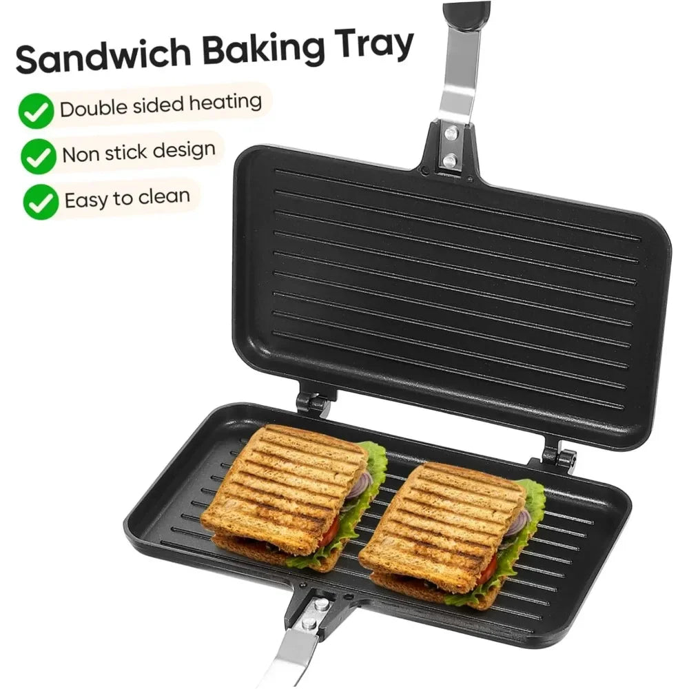 Sandwich Pan Nonstick Double-Sided Grill