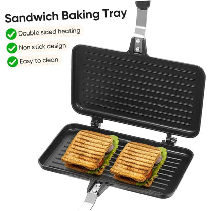 Sandwich Pan Nonstick Double-Sided Grill