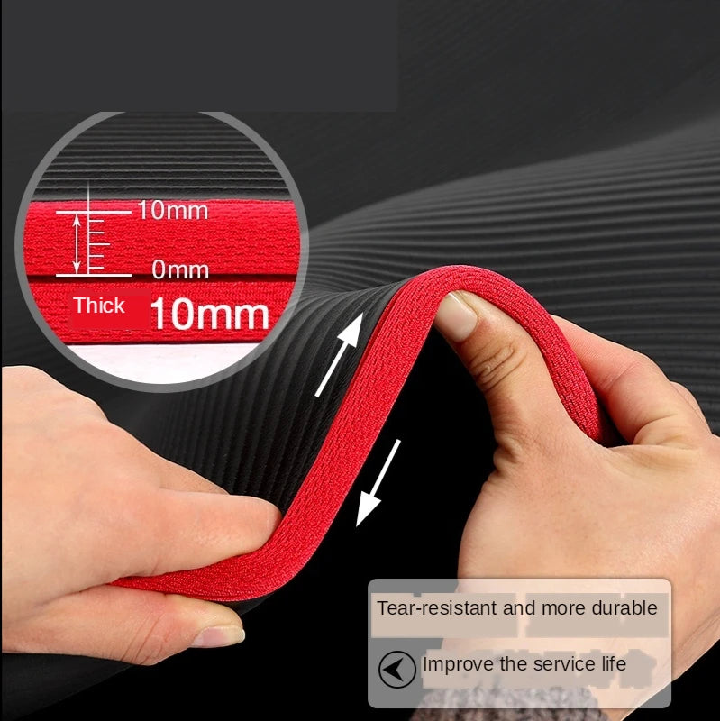 Yoga Mat Extra Thick Non-Slip 10mm