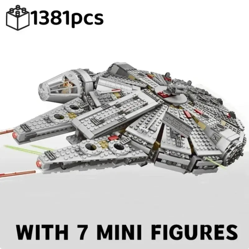 Spaceship Building Blocks Model Kit