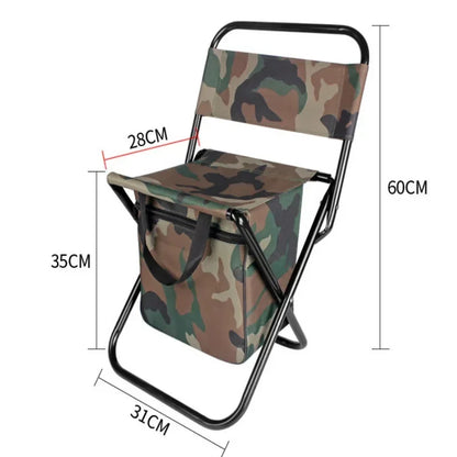Outdoor Camping Chair with Storage