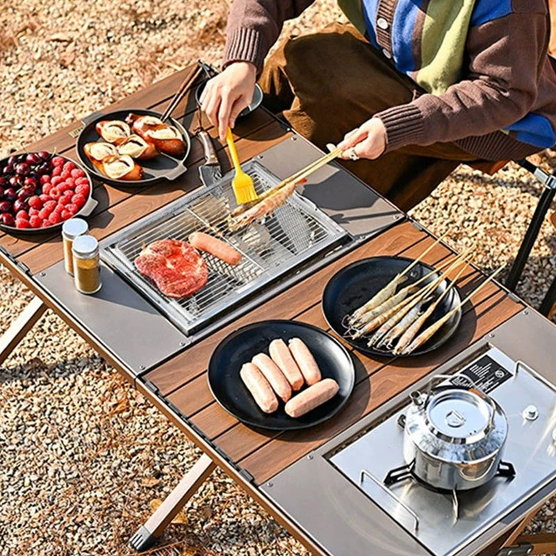 Portable Folding Charcoal Grill