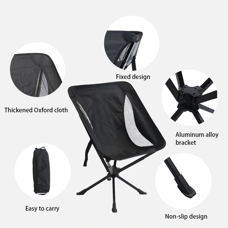 Rotating Camping Moon Seat 360°