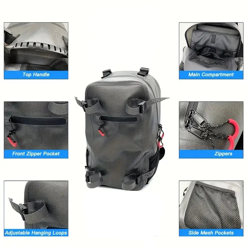 Fishing Backpack Water Resistant 18L Shoulder Bag