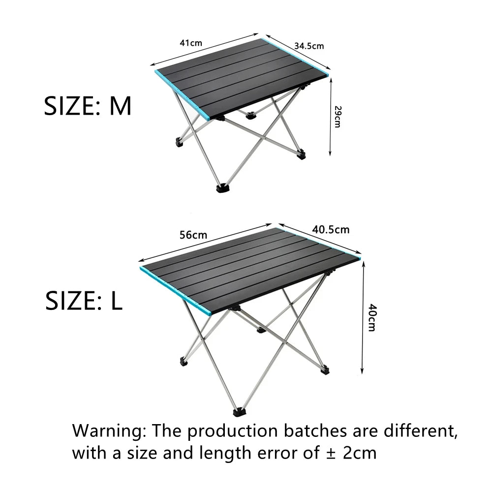 Camping Table Folding Aluminum Portable Outdoor Picnic Desk