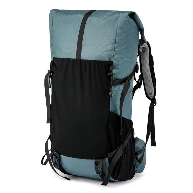 Backpack with 50L Roll Top Waterproof for Hiking