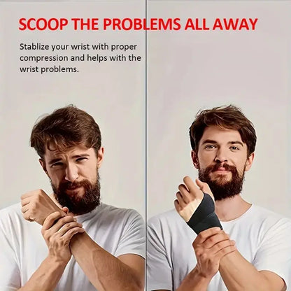 Wrist Brace Adjustable Support Strap Carpal Tunnel Relief