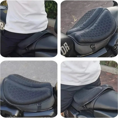 Motorcycle Seat Cushion Honeycomb Gel Pressure Relief Pad