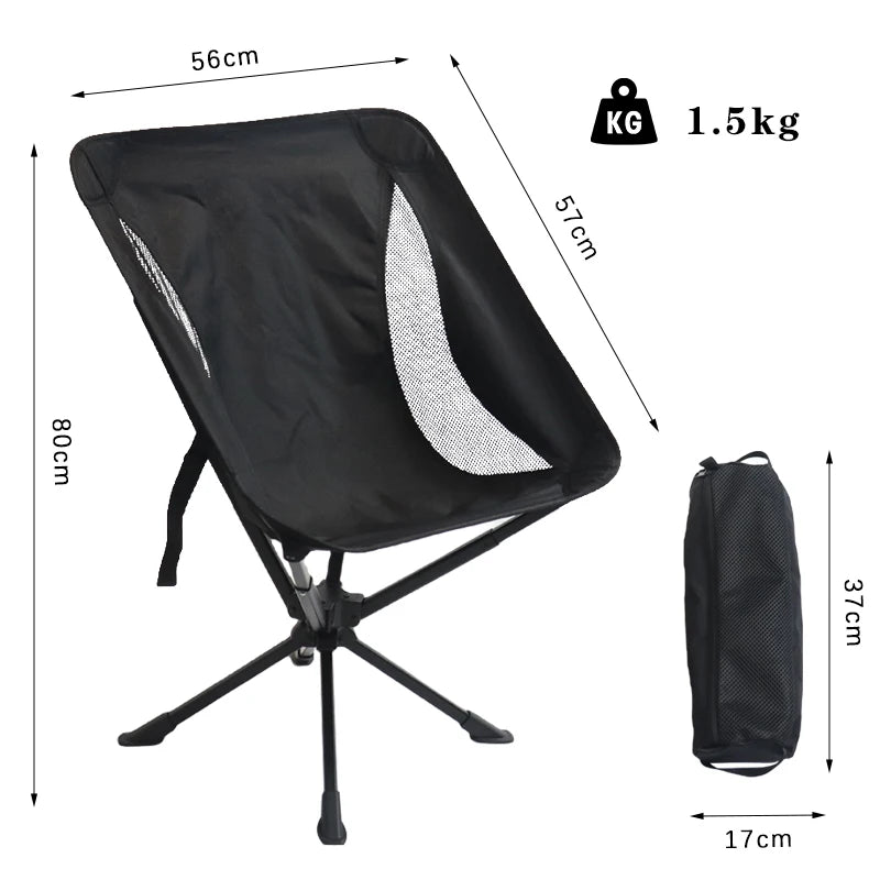 Rotating Camping Moon Seat 360°