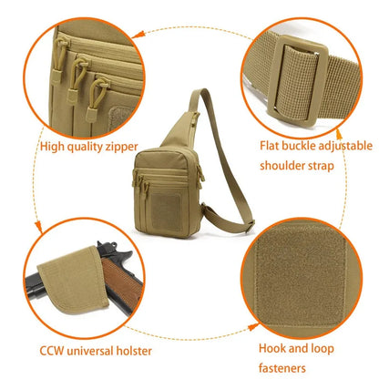 Carry On Tactical Pistol Holster Chest Bag