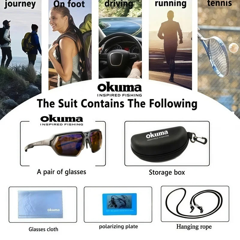 Polarized Sports Sunglasses UV400 for Men & Women