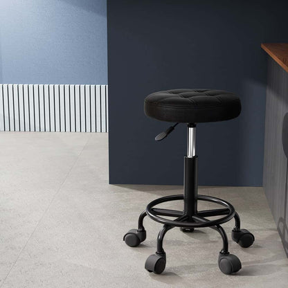 Best Salon Stool Round Swivel Chairs Black | Buy Online at Furniture Things Australia