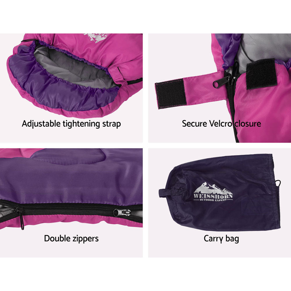 Kids Single Sleeping Bag Single - Pink