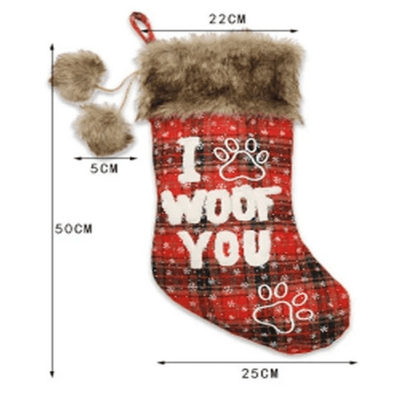 Best Christmas Fur Stockings Decoration | Buy Online at Furniture Things Australia