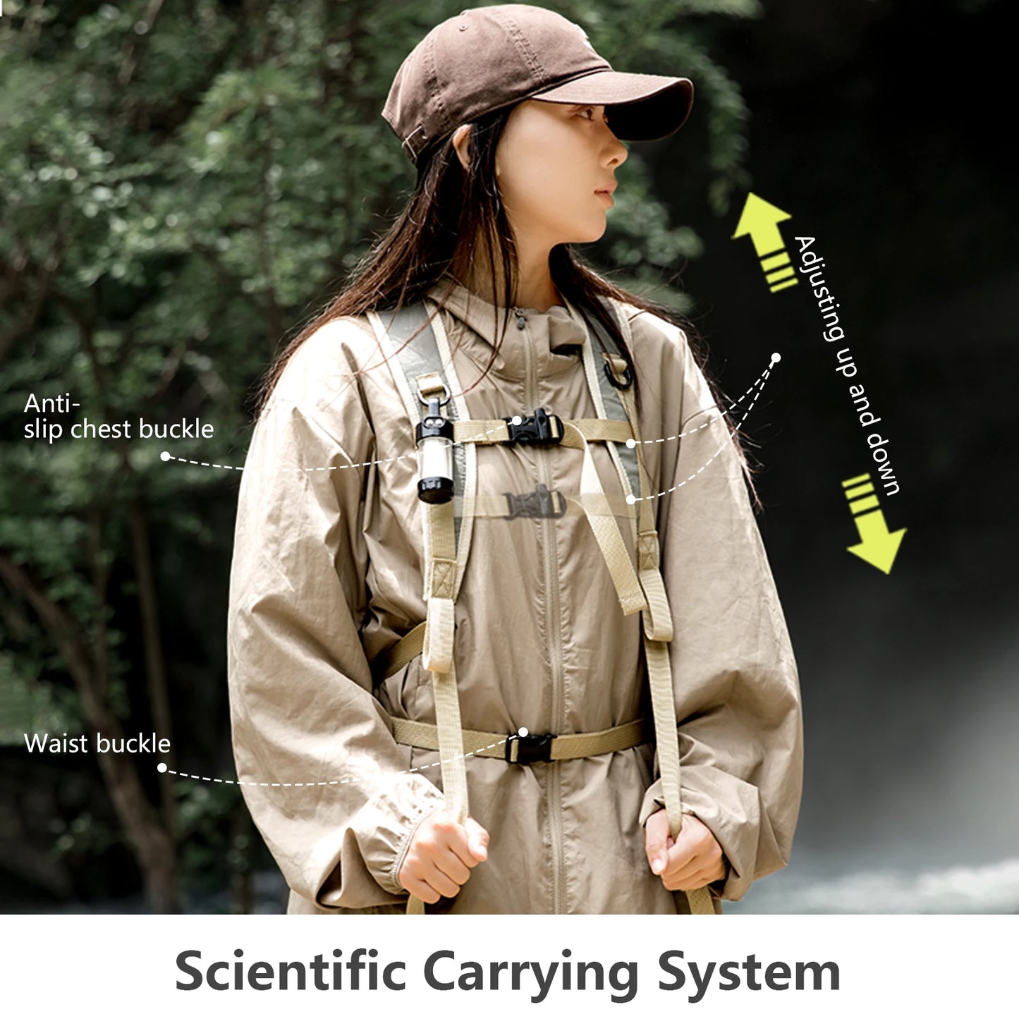 Hiking Backpack with Foldable Ultralight 22L Nylon