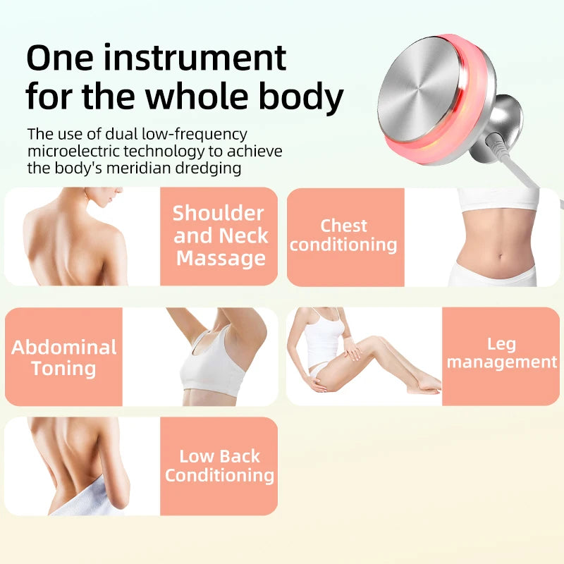 Cavitation Machine with 2-in-1 40K Ultrasonic Body Slimming RF