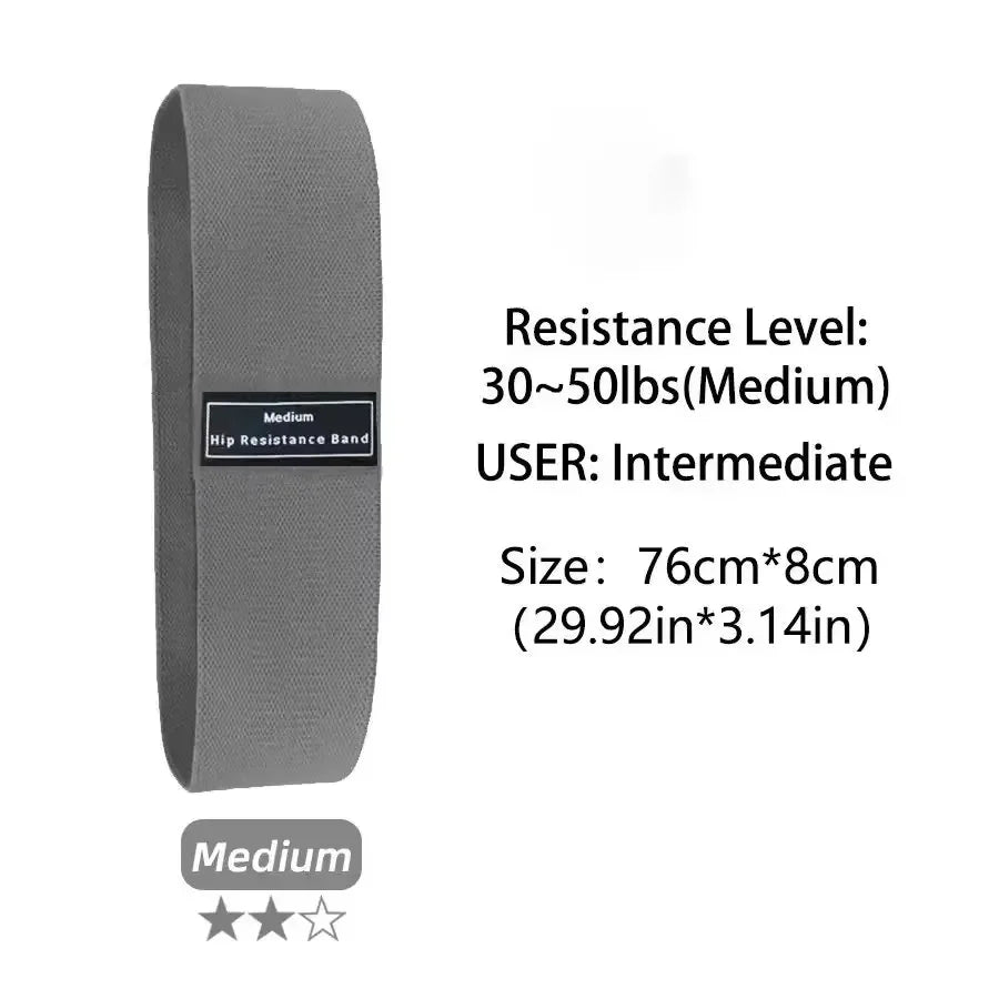 Fabric Resistance Hip Bands Set for Glute & Leg Training (3PCS)